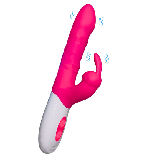 Vibrador de conejo, estimulador de clítoris y vagina 🌸💦